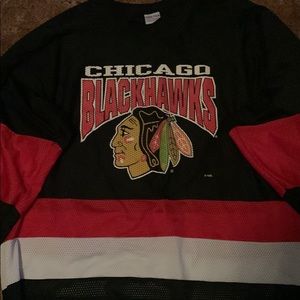 Vintage BlackHawks Jersey!!!!